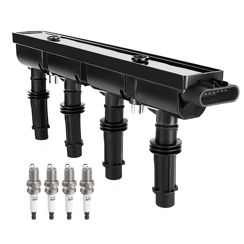 Ignition Coil Pack and Spark Plugs fit for 2011-2015 Chevy