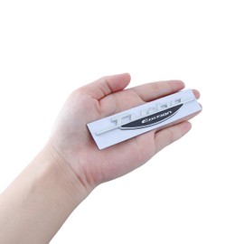 Turbo Edition Emblem Car Badge Sticker Suitable for Universal Cars (Silver Black) Pack of 2