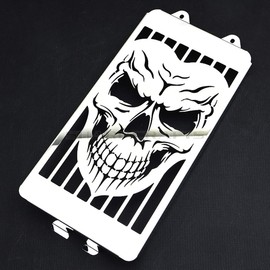 Skull Radiator Cover Grill Grille Shrouds Cooler Protector For Honda VTX 1300 C VTX1300R VTX1300S VTX1300T 2003-2009