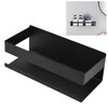 Single Tier Spice Rack 15kg Bearing Capacity Corrosion Resistant Black