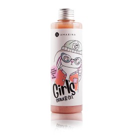 Amarina Girls Shower Gel 200 ml - Skin Health Boost with Vitamin C, Hyaluronic Acid, Panthenol and Aloe Vera | Special Formula for Moisturising, Nourishing and Protective Care | Shower Gel Children