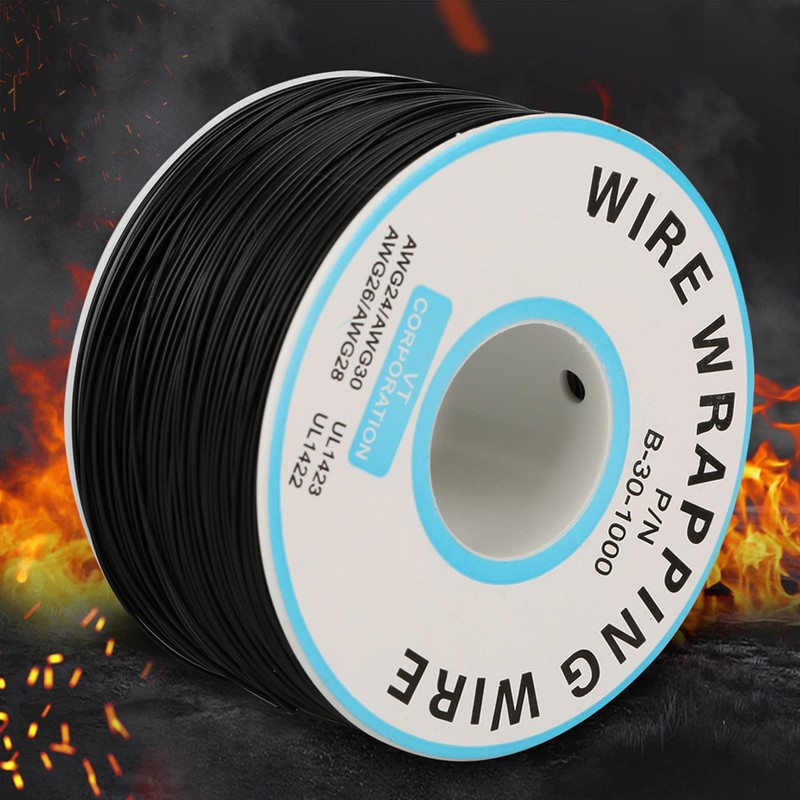 Wire Cable, Electric Cable, 1 Roll Wire-Wrapping Single Copper Wire