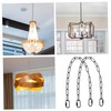 ULTECHNOVO 2Pcs Decorative Chain Extension for Pendant Lighting Fixture with
