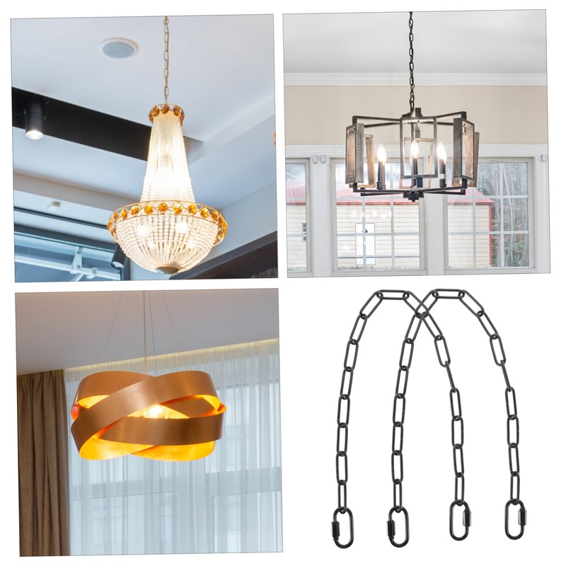 ULTECHNOVO 2Pcs Decorative Chain Extension for Pendant Lighting Fixture with