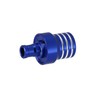 Fuel Cap with Bleed Valve Blue/Chrome - for Simson S50,