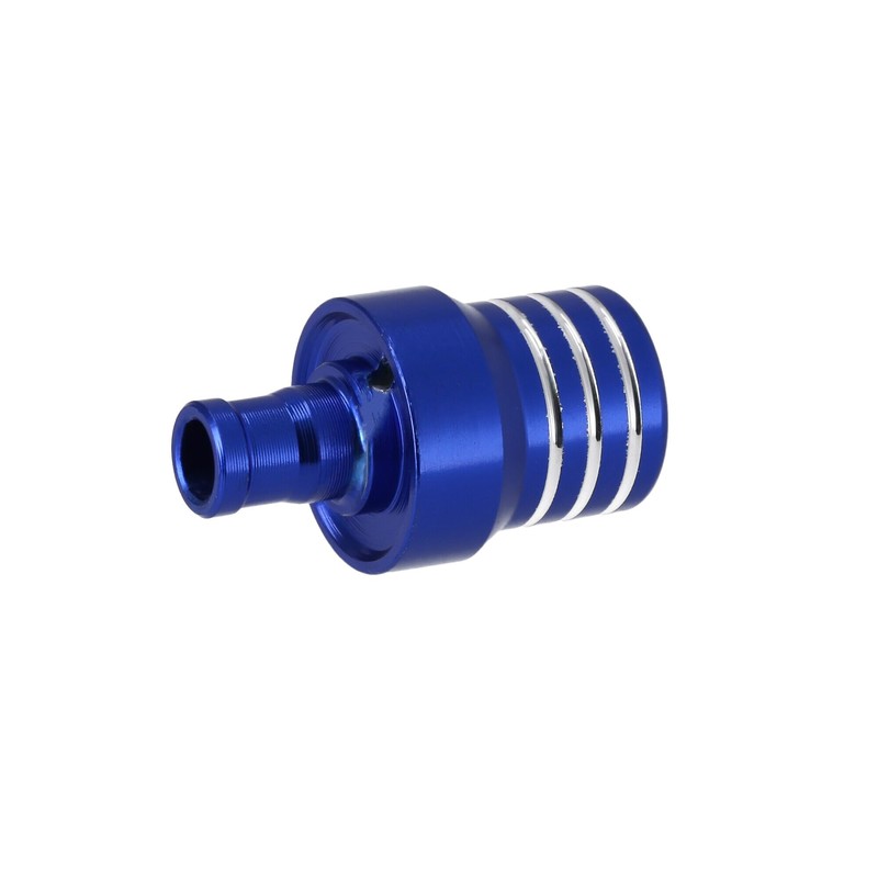 Fuel Cap with Bleed Valve Blue/Chrome - for Simson S50,