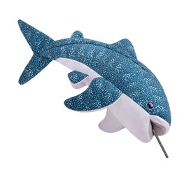Lilizzhoumax Hybird/Fairway Wood Head Cover - Blue, Whale Shark Cute Animals Golf Club Head Cover, Golf Driver Headcover Funny - Fits Hybird/Fairway Wood golf clubs Golfer Gift for Men