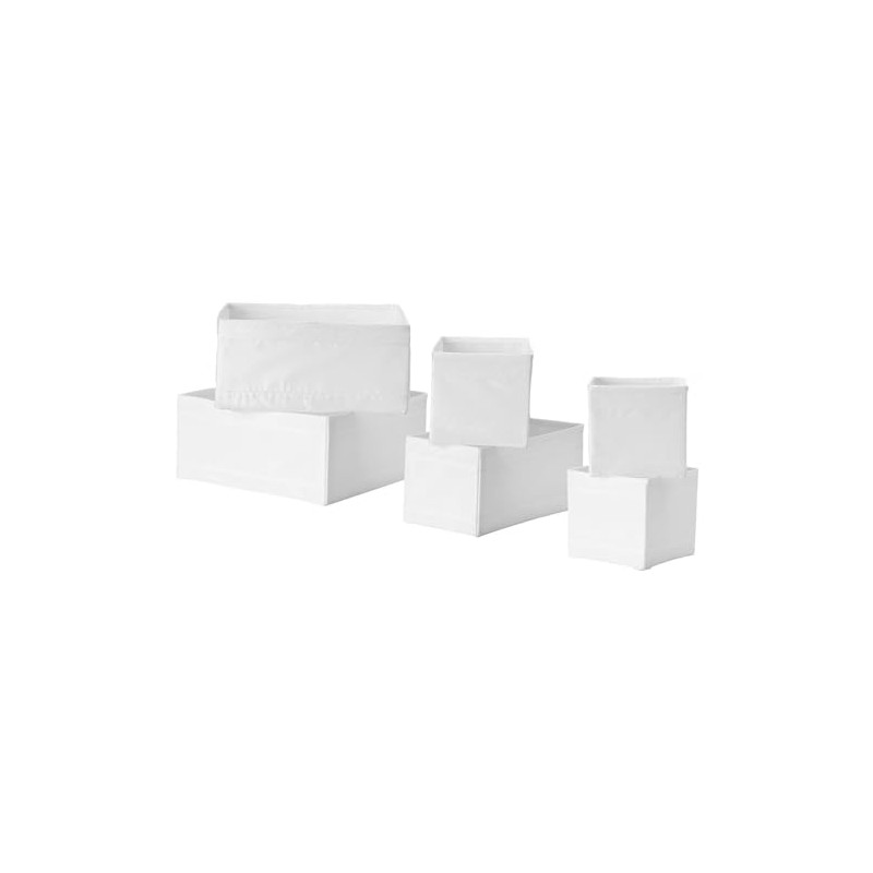 Ikea Skubb Storage Box,drawer Organizer,multiuse SET OF 18, White