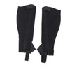2pcs Half Chap Black Flexible Mesh Equestrian Half Chap for