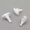 VVO Fasteners- White Plastic Front Door Weatherstrip Clips for Honda