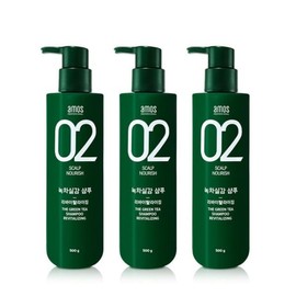 Amosprofessional Amos/Feel The Green Tea/Shampoo/500g/3PCS