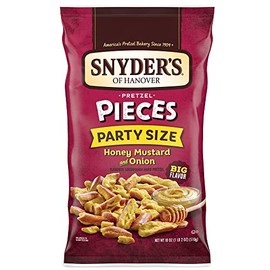 Snyder's of Hanover Pretzel Pieces, Honey Mustard and Onion, Party Size 18 Oz