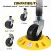 OULEME Trailer Jack Wheel Dock, Tongue Jack Wheel Chock for