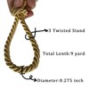 Fenghuangwu 9 Yard Handmade Cord Trim，7mm/0.275Inch Diameter Twisted Trim Cord