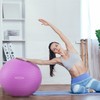 Fitvids Anti-Burst and Slip Resistant Exercise Yoga Ball for Fitness