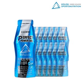 Kolon Perfect Power Gel 12 packets (Ice Blue Flavor) Marathon Biking Swimming Hiking Health Supplement / 코오롱 퍼펙트 파워젤 12포(아이스블루맛)마라톤자전거수영등산헬스 보충제