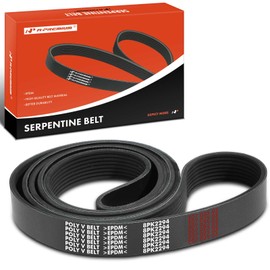 A-Premium Engine Serpentine Drive Belt Compatible with Peterbilt 320 387 2004 & Mack MRU 2012 2014, 8.9L 10.3L 15.2L