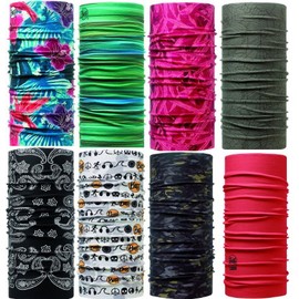 High UV Protection Buff Multifunctional Headwear - European Grayling - Adult Size