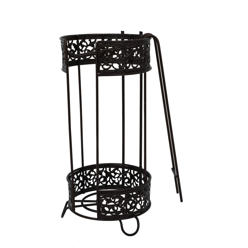 PremiumRacks Vintage Toilet Paper Storage Holder - Free Standing -
