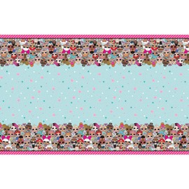 Unique Party 79113 - LOL Surprise Plastic Tablecloth, 7ft x 4.5ft