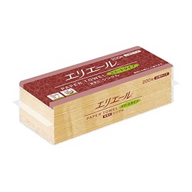 Eli Yale Smart Type Unbleached Single Paper Towels 200 Sheets (小判)