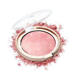Rouge Puder Rosa Silberner Schimmer, Multi-Purpose Blush Puder Makeup, Feines Pulver, Wasserdicht Schweißfest, Hochpigmentiert, Langlebig Blush Kosmetik für Verschiedene Hauttypen-1 x 14 g, Pinky-01#