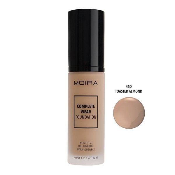 MOIRA COMPLETE WEAR FOUNDATION (TOASTED ALMOND)