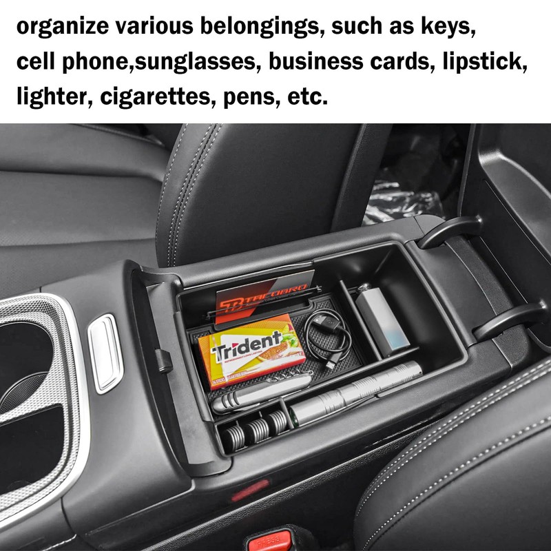 TACORBO Center Console Organizer Compatible with Hyundai Santa Fe 2021
