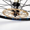 Chooee 203mm Disc Brake Rotor，MTB Brake Rotor 203mm With Bolts，2pcs，Gold