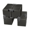 LilBit Infinity Cube, Aluminium Alloy Toy Cubes, black