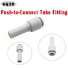 Push-Fit Stem Reducer, 8mm to 10mm Stem Reducer Union Connector,