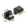 xiwai Mini HDMI 1.4 macho a mini hembra, 360 grados