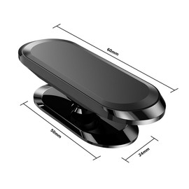 JNNJ Handyhalterung Auto Magnet 360° einstellbar und drehbar, Magnetische Handyhalterung KFZ Handyhalter, Handyhalterung Auto für Autohalterung Universal(Schwarz)
