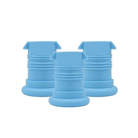ISYbe Mouthpiece (3 pieces) (BPA-free, dishwasher-safe, odourless and tasteless) (sky blue)