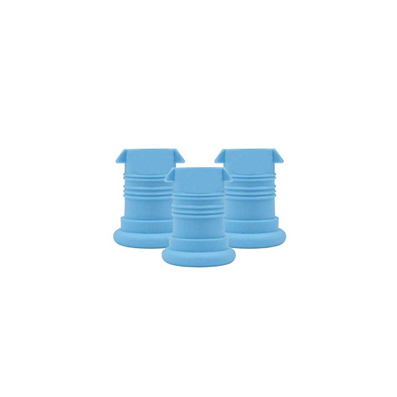 ISYbe Mouthpiece (3 pieces) (BPA-free, dishwasher-safe, odourless and tasteless) (sky
