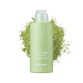 BY WISHTREND] Green Tea & Enzyme Powder Wash, Low PH, scrub cleanser, antioxidation & purification (3.88 Ounce (Pack of 1))