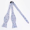 Alizeal Mens Classic Floral Pattern Self-tied Bow Tie and Handkerchief