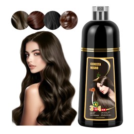 Shampoo Tinte Instantaneo Cubre Canas Extracto Plantas 500ml