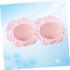 TOVINANNA Set of Pvc Shower Caps Hair Protection Cap Bathing