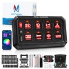 MICTUNING App Control RGB 8 Gang Switch Panel, Toggle ON-OFF