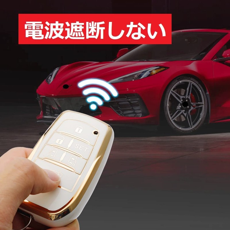 YANMW Alphard 30 Series Key Case Compatible Toyota Alphard Vellfire