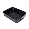 CHEFMADE Roasting Pan, 16-Inch Non-Stick Turkey Roaster Lasagna Pan with