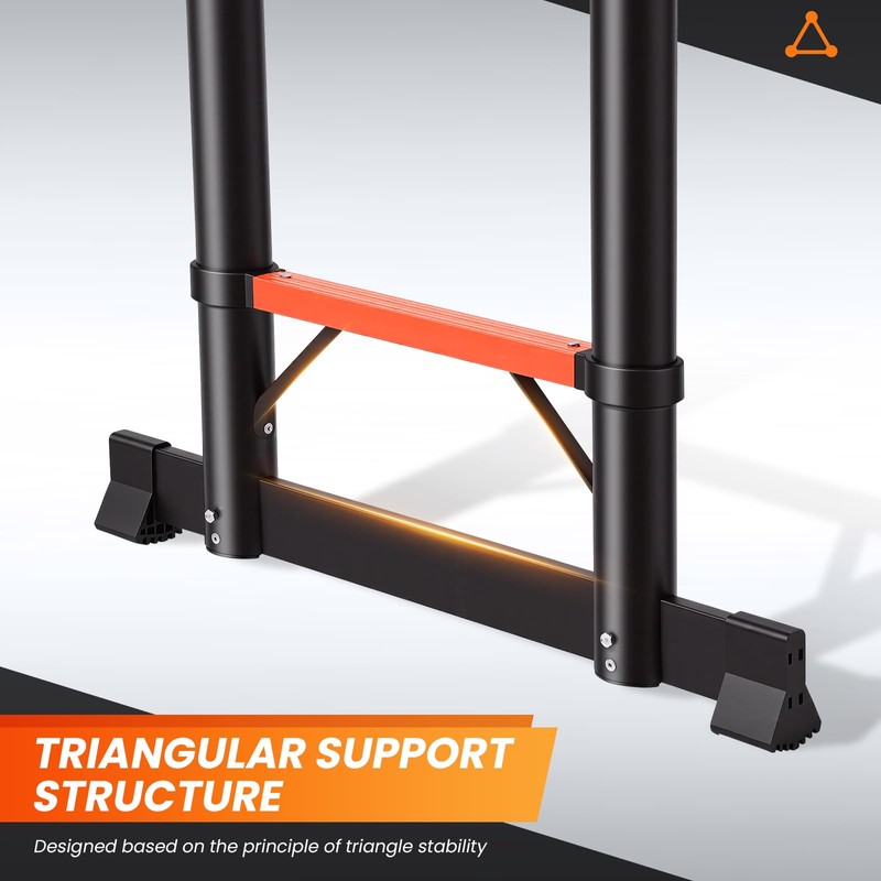 Telescoping Ladder 14.5 FT A Frame, Extension Multi-Purpose with Balance