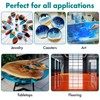 Unbranded Clear flow epoxy resin, 2 part, resin, low odor,