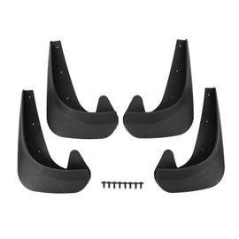 Mud Flaps 4 Pieces Universal Splash Guard Mud Flaps Set Front and Rear Tire Protector Mud Flaps for Car Truck SUV Car Exterior Accessories