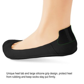 WISVOOO No Show Socks Womens Liner Ultra Low Cut Non Slip Invisible Socks for Flats