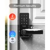 DESLOC B200L Fingerprint Smart Lock with Handle, Keyless Entry Door