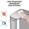 KSSKSS 2.6 Gallon Slim Bathroom Trash Can with Soft Close