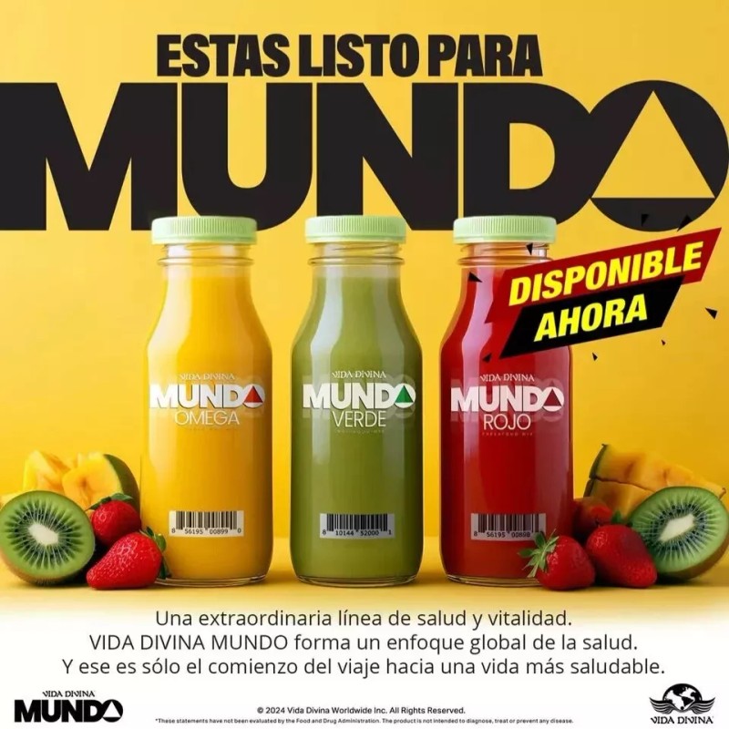 Vida Divina *Red World*Mundo Rojo*Vida Divina*Vegan/S