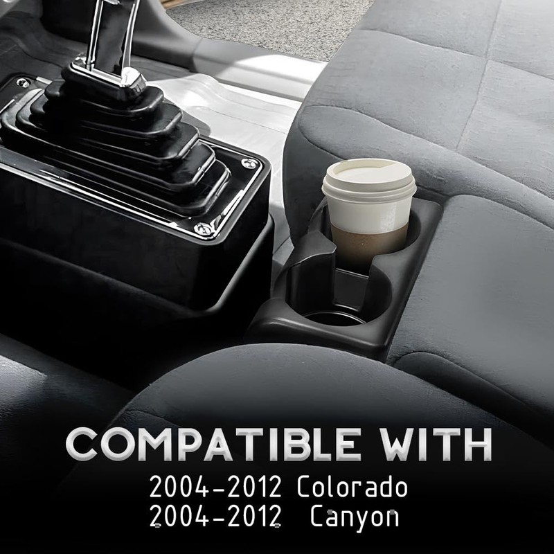 G-PLUS Front Rear Bench Seat Dual Cup Holder Center Console